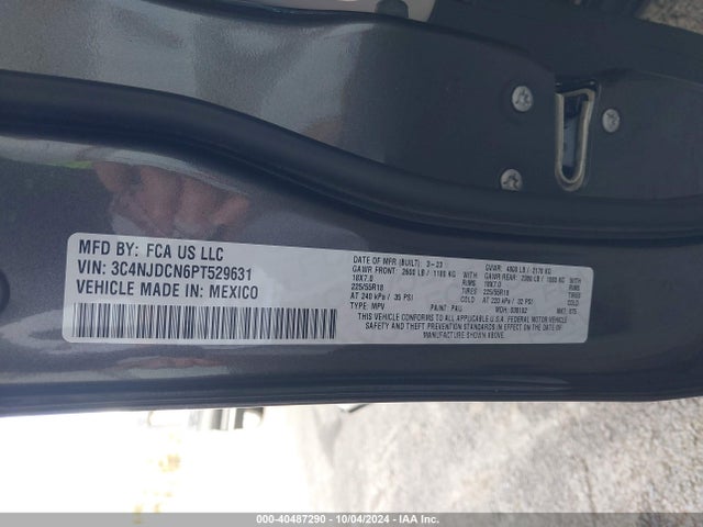 Jeep Compass Limited 4x4 2023 3C4NJDCN6PT529631 Image 9