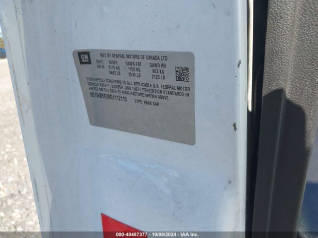2G1WD5E38G1112115 Chevrolet IMPALA LIMITED POLICE