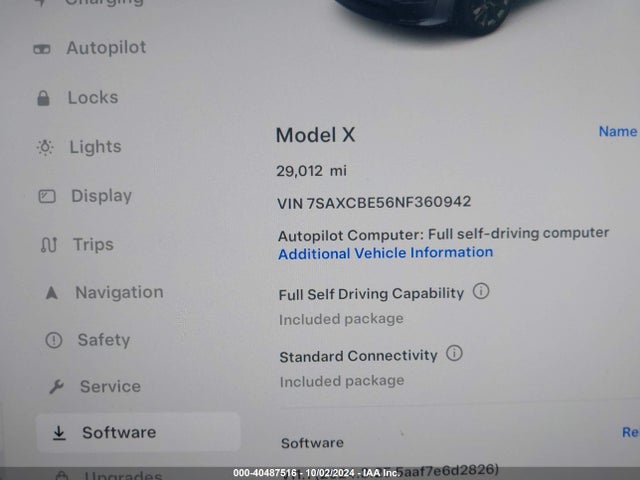 Tesla Model X Dual Motor All-wheel Drive 2022 7SAXCBE56NF360942 Image 16