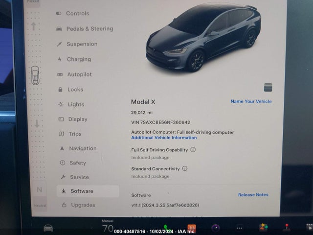 2022 TESLA MODEL X 7SAXCBE56NF360942 Photo 6