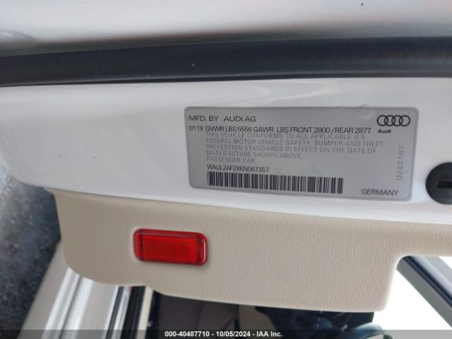 WAUL2AF2XKN067357 Audi A6 55 Premium