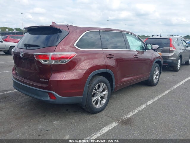 Toyota Highlander Xle V6 2015 5TDJKRFH4FS072650 Image 4