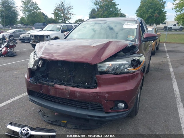 Toyota Highlander Xle V6 2015 5TDJKRFH4FS072650 Image 6