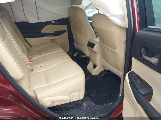 Toyota Highlander Xle V6 2015 5TDJKRFH4FS072650 Image 8