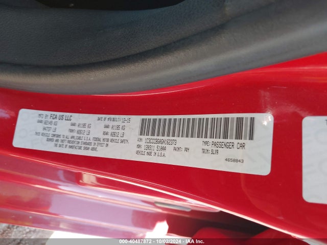 Chrysler 200 S 2016 1C3CCCBG0GN162373 Image 9
