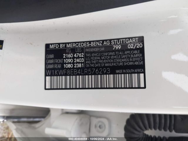 W1KWF8EB4LR576293 Mercedes-Benz C 300 4matic