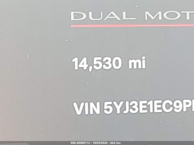 5YJ3E1EC9PF578049 Tesla Model 3 Performance Dual Motor All-wheel Drive