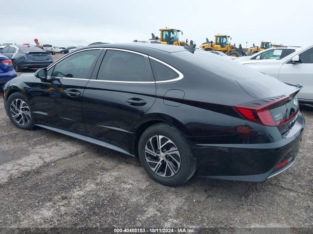 Hyundai Sonata Blue 2021 KMHL24JJ7MA029707 Image 3