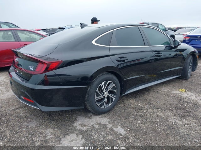 Hyundai Sonata Blue 2021 KMHL24JJ7MA029707 Image 4