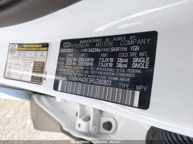 Hyun Ionic 5 Limited 2024 KMHKR4DE3RU280803 Image 9