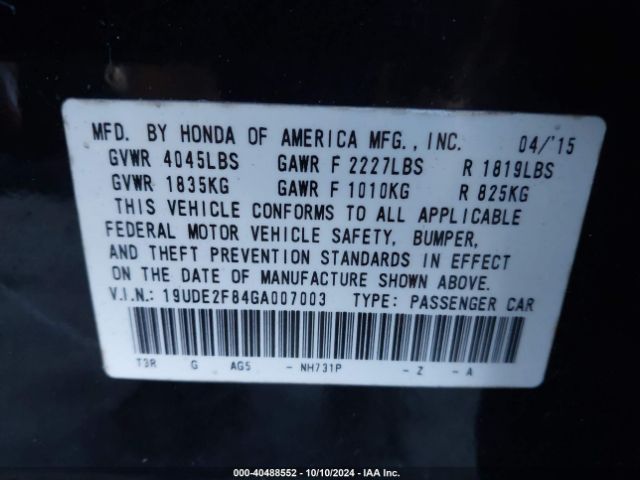 19UDE2F84GA007003 Acura Ilx Premium   A-spec Packages/technology Plus   A-spec Packages