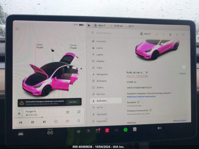 5YJYGDEF7MF173377 Tesla Model Y Performance Dual Motor All-wheel Drive