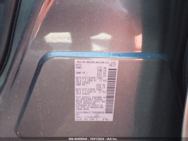 5N1DL0MN4JC500866 Infiniti QX60