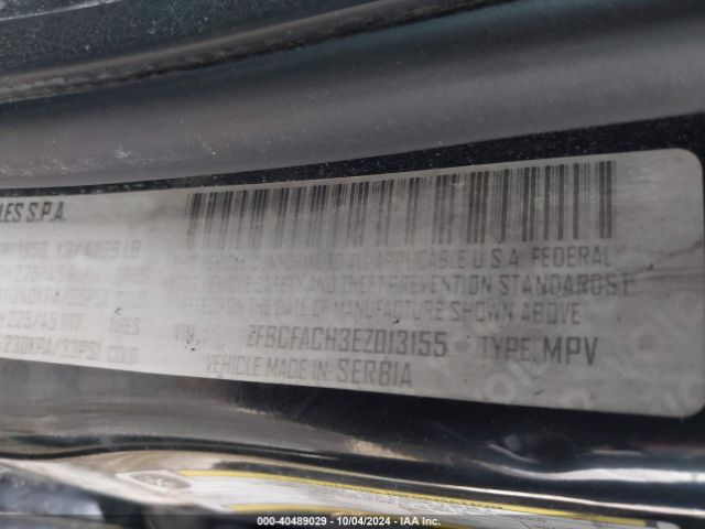 ZFBCFACH3EZ013155 Fiat 500l Lounge