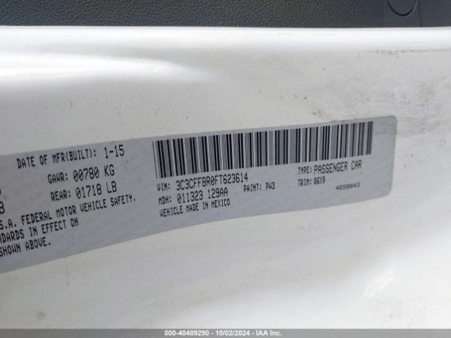 3C3CFFBR0FT623614 Fiat 500 SPORT