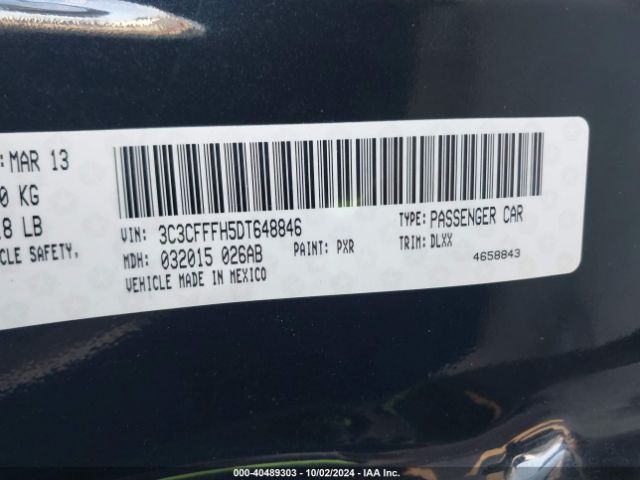2013 FIAT 500 3C3CFFFH5DT648846 Photo 8