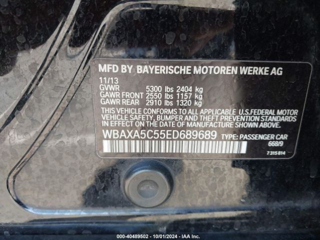 WBAXA5C55ED689689 BMW 535d