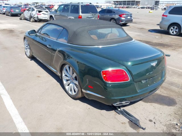 2014 BENTLEY CONTINENTAL GTC SCBGT3ZA1EC090707 Photo 2