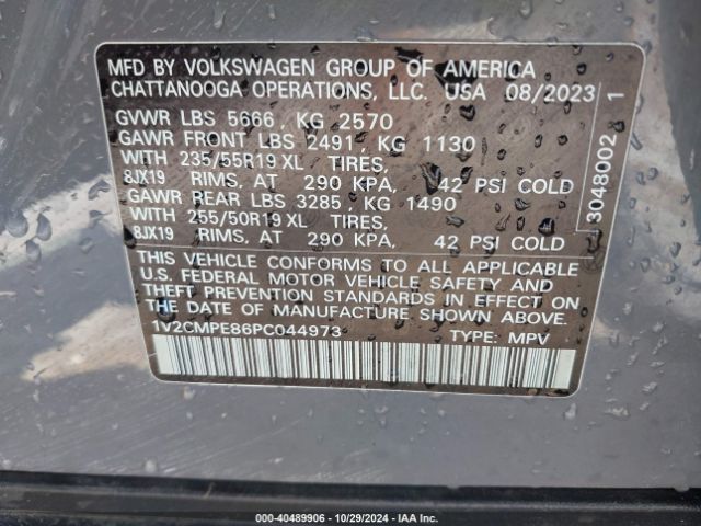 1V2CMPE86PC044973 Volkswagen ID.4 PRO