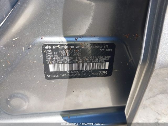 ML32A3HJ7LH001045 Mitsubishi MIRAGE SE