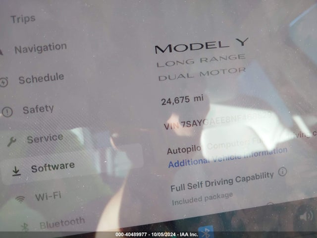 2022 TESLA MODEL Y 7SAYGAEE8NF468529 Photo 6