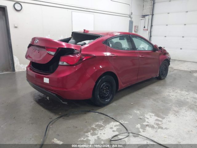 5NPDH4AE4GH672278 Hyundai ELANTRA SE
