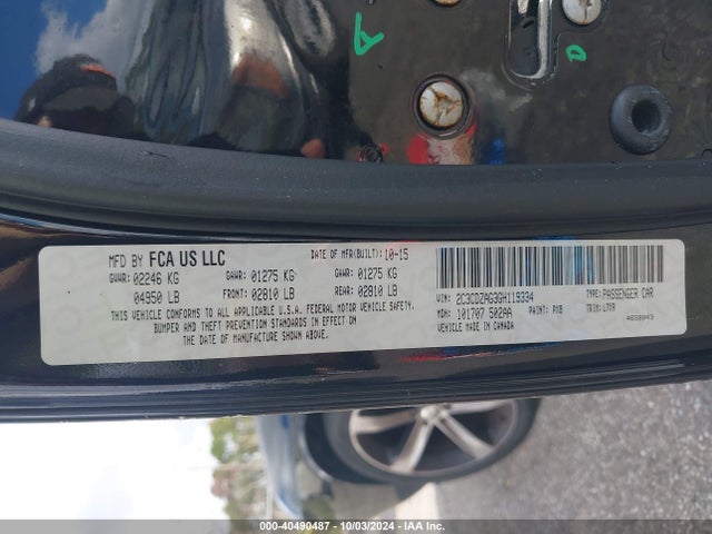 Dodge Challenger Sxt 2016 2C3CDZAG3GH119334 Image 9