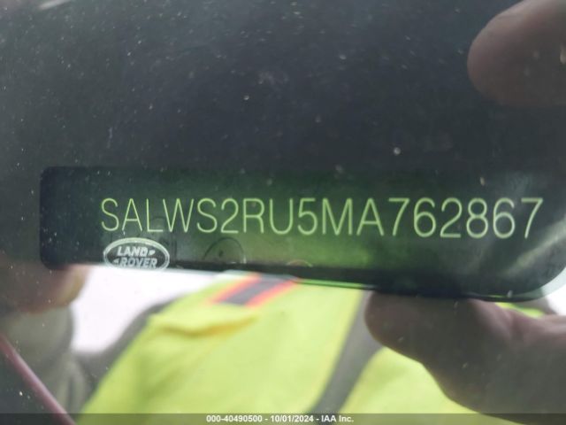 SALWS2RU5MA762867 Land Rover Range Rover Sport Hst Mhev