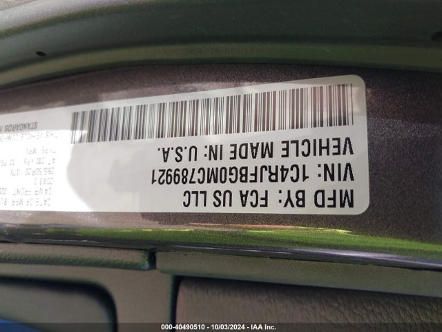 1C4RJFBG0MC789921 Jeep Grand Cherokee 80th Anniversary 4x4
