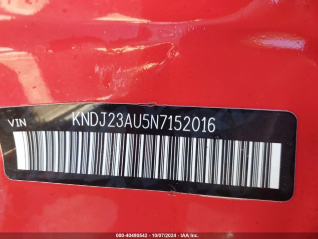 KNDJ23AU5N7152016 KIA SOUL LX