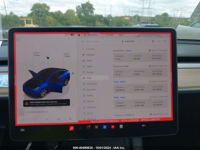 7SAYGDEE9PF685253 Tesla Model Y Awd/long Range Dual Motor All-wheel Drive