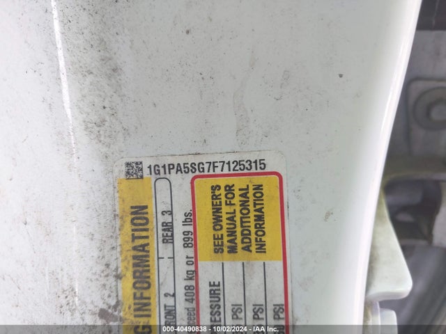 1G1PA5SG7F7125315 Chevrolet Cruze Ls Auto