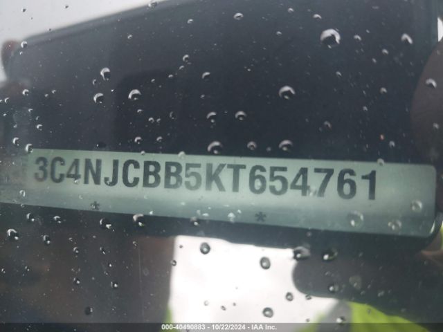 3C4NJCBB5KT654761 Jeep Compass Sun And Wheel Fwd