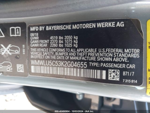 WMWLU5C53K2G04655 Mini Clubman Cooper S