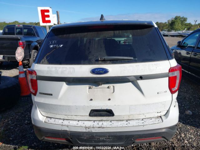 1FM5K8AR1JGA37106 Ford Police Interceptor Utility
