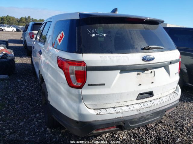1FM5K8AR1JGA37106 Ford Police Interceptor Utility