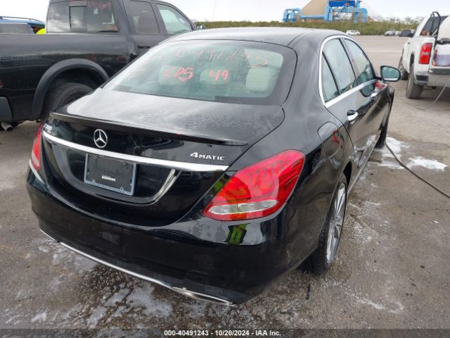 WDDWF4KB6JR413817 Mercedes-Benz C 300 4matic