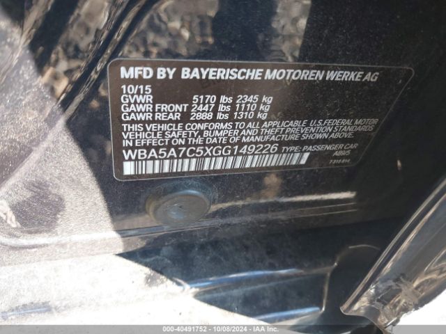 WBA5A7C5XGG149226 BMW 528i Xdrive