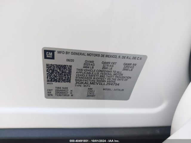 2020 GMC TERRAIN 3GKALMEV1LL294754 Photo 8
