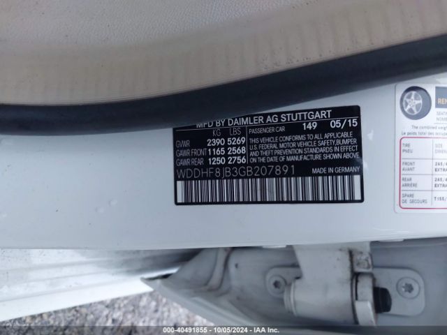 WDDHF8JB3GB207891 Mercedes-Benz E 350 4matic