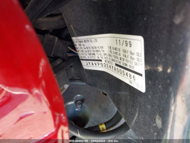 2000 YAMAHA XV1600 JYAVP02E4YA005486 Photo 9