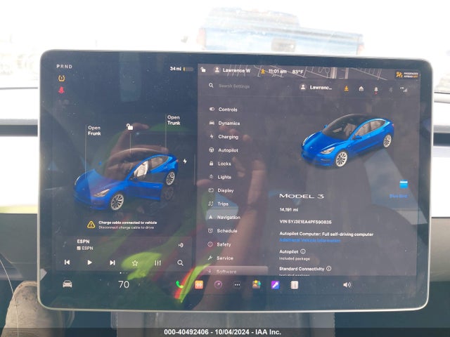 2023 TESLA MODEL 3 5YJ3E1EA4PF590835 Photo 6