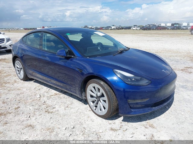 2022 TESLA MODEL 3 5YJ3E1EB9NF185155 Photo 0