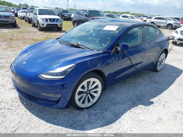 2022 TESLA MODEL 3 5YJ3E1EB9NF185155 Photo 1