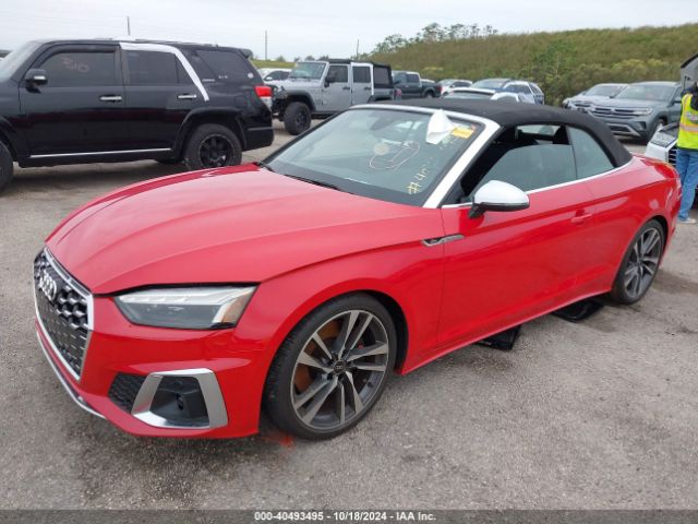 2022 AUDI S5 CABRIOLET WAUW4GF51NN003815 Photo 1