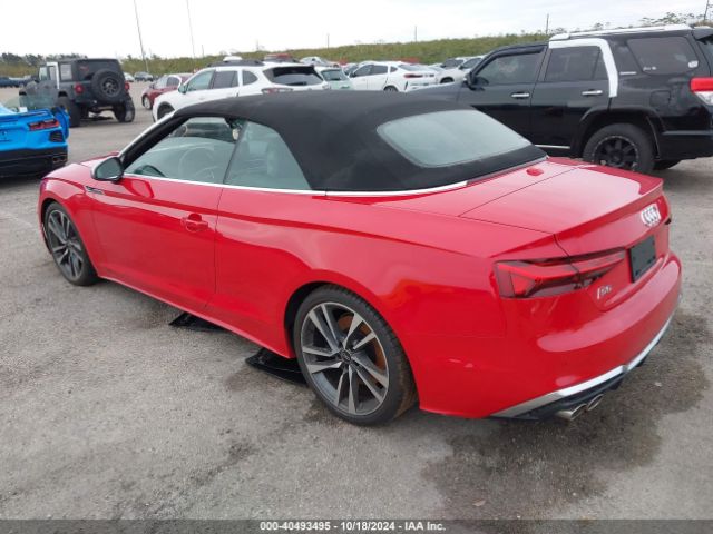 2022 AUDI S5 CABRIOLET WAUW4GF51NN003815 Photo 2
