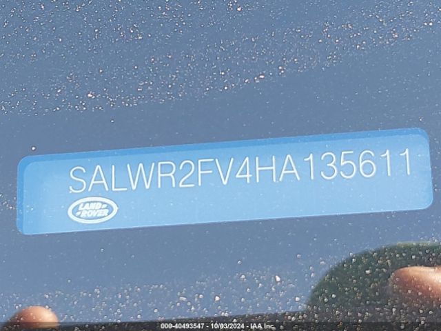 SALWR2FV4HA135611 Land Rover Range Rover Sport 3.0l V6 Supercharged Hse