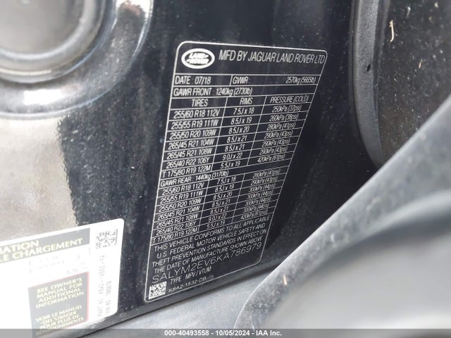 SALYM2EV6KA786979 Land Rover Range Rover Velar P380 R-dynamic Hse