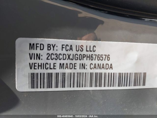2C3CDXJG0PH676576 Dodge Charger Sxt