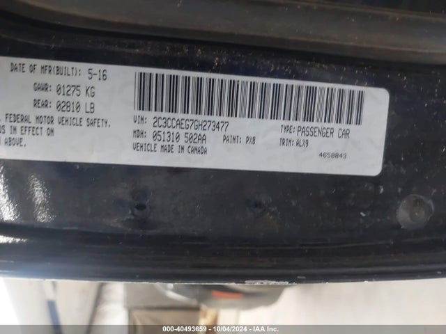 2C3CCAEG7GH273477 Chrysler 300C